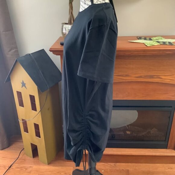 New Black Short Sleeve Summer Dress XL - Picture 2 of 7